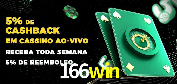 Promoções do cassino ao Vivo 166win